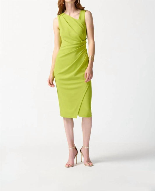 Joseph Ribkoff - Asymmetrical Sleeveless Sheath Dress
