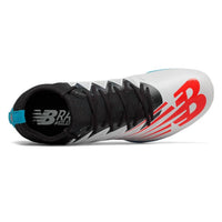 New Balance Men's Sd100 V2 Spike Shoes in white blue - men's shoe - alternate view