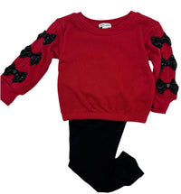 Splendid - Kid's Shiny Bow Sweatshirt Set