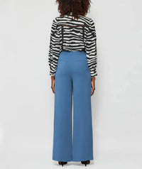 Solgo Atelier - Dina Wide Leg Crepe Pants