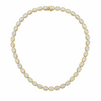 Diana M Jewels - Women's Oval Lab-Grown Diamond Pendant Necklace (70.00 Ct) - Signature