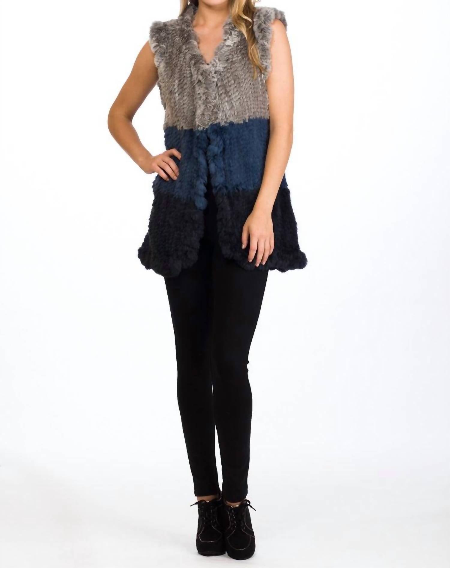 Love Token - Aja Fur Vest