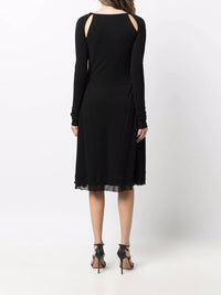 Salvatore Ferragamo - Cut-Out Detailed Midi Dress