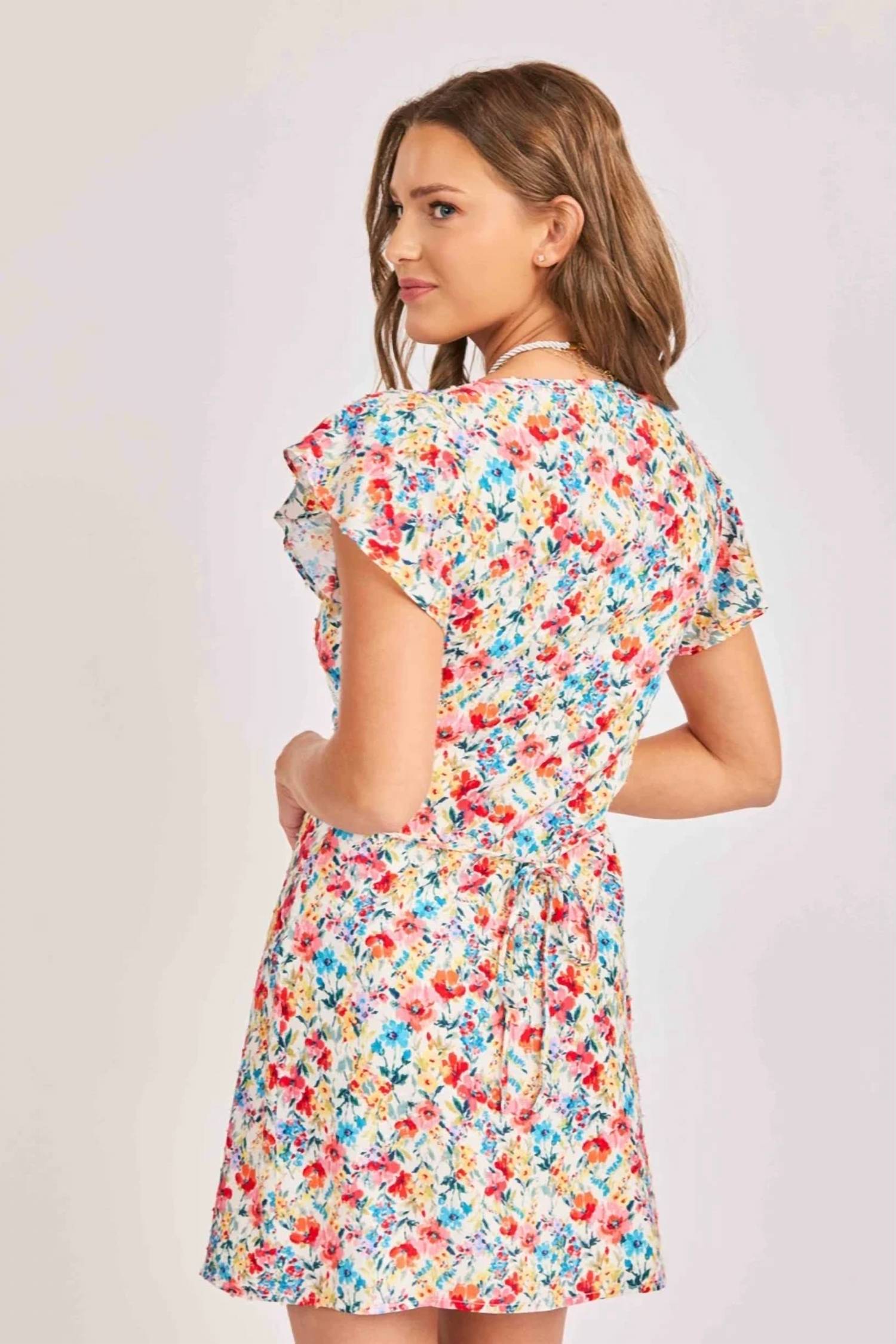 Sadie & Sage - Cove V Neck Mini Dress