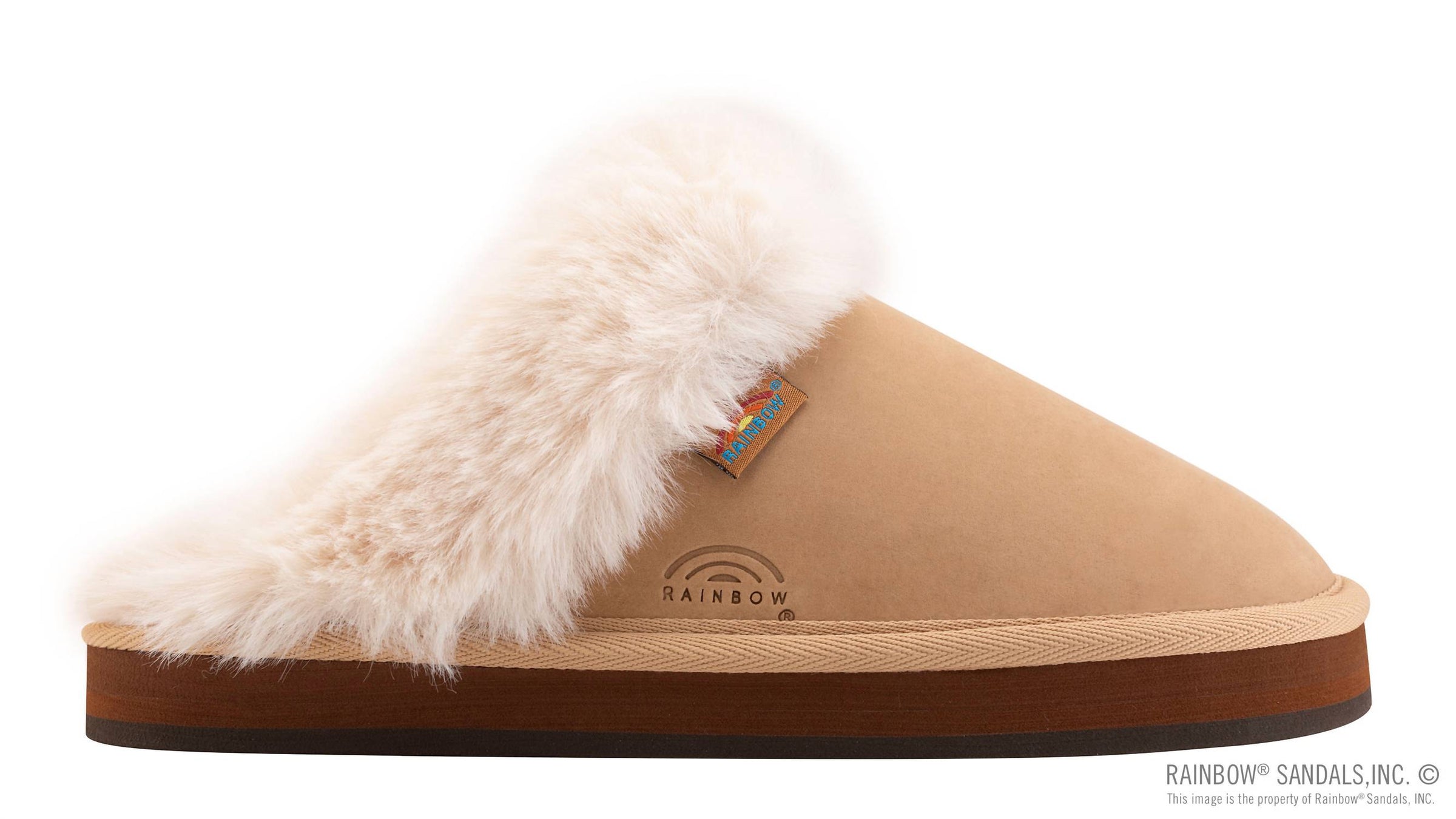 RAINBOW SANDALS Women’s Sunset Snugs Slippers in sierra brown - women's shoe - alternate view