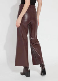 Lysse - Vegan Leather Wide Leg Pants
