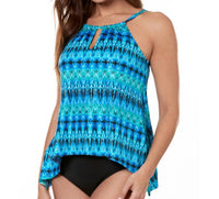 Miraclesuit Peephole Tankini Top in cabana chic - women's swimwear - view 4