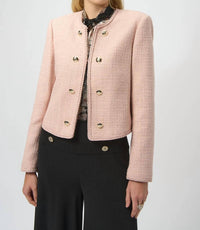 Joseph Ribkoff - Bouclé Collarless Jacket