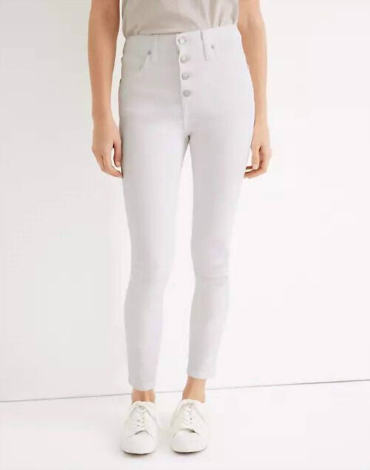 Madewell - 10” High Waist Button Fly Skinny Jeans