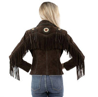 Scully - Fringe and Beaded Suede Jacket