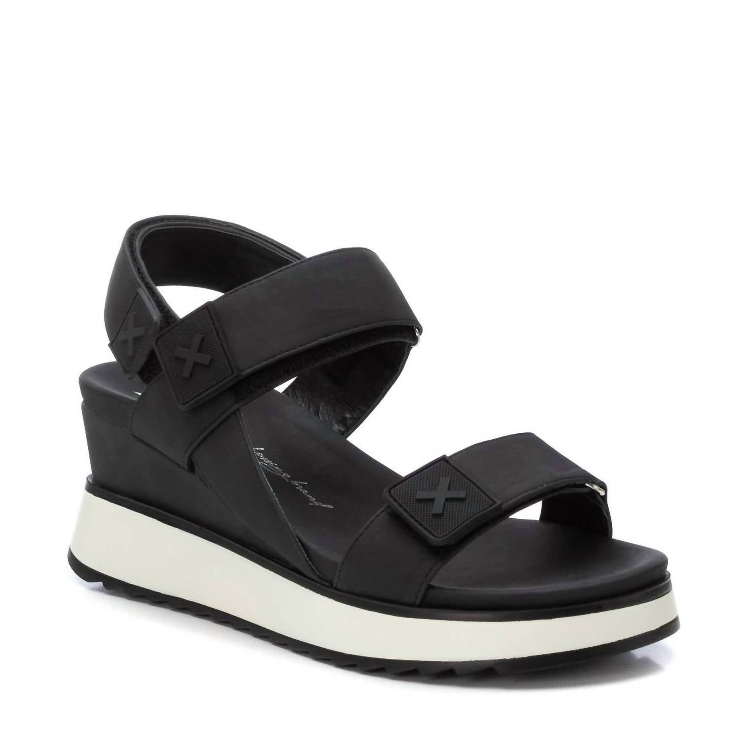 Xti - Women's Suede Wedge Sandals