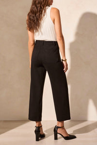 Tribal - High Rise Capri Pant With Pockets