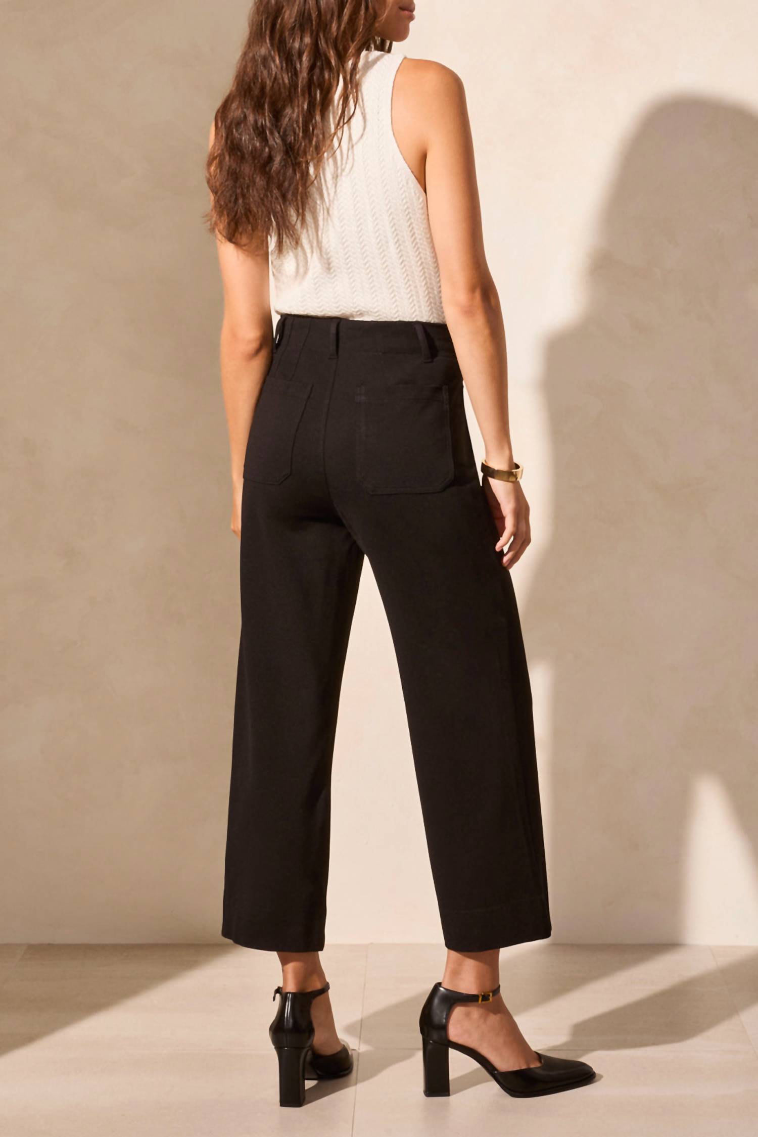 Tribal - High Rise Capri Pant With Pockets