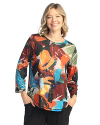 Jess & Jane - Cozy Drop Shoulder Top - Plus