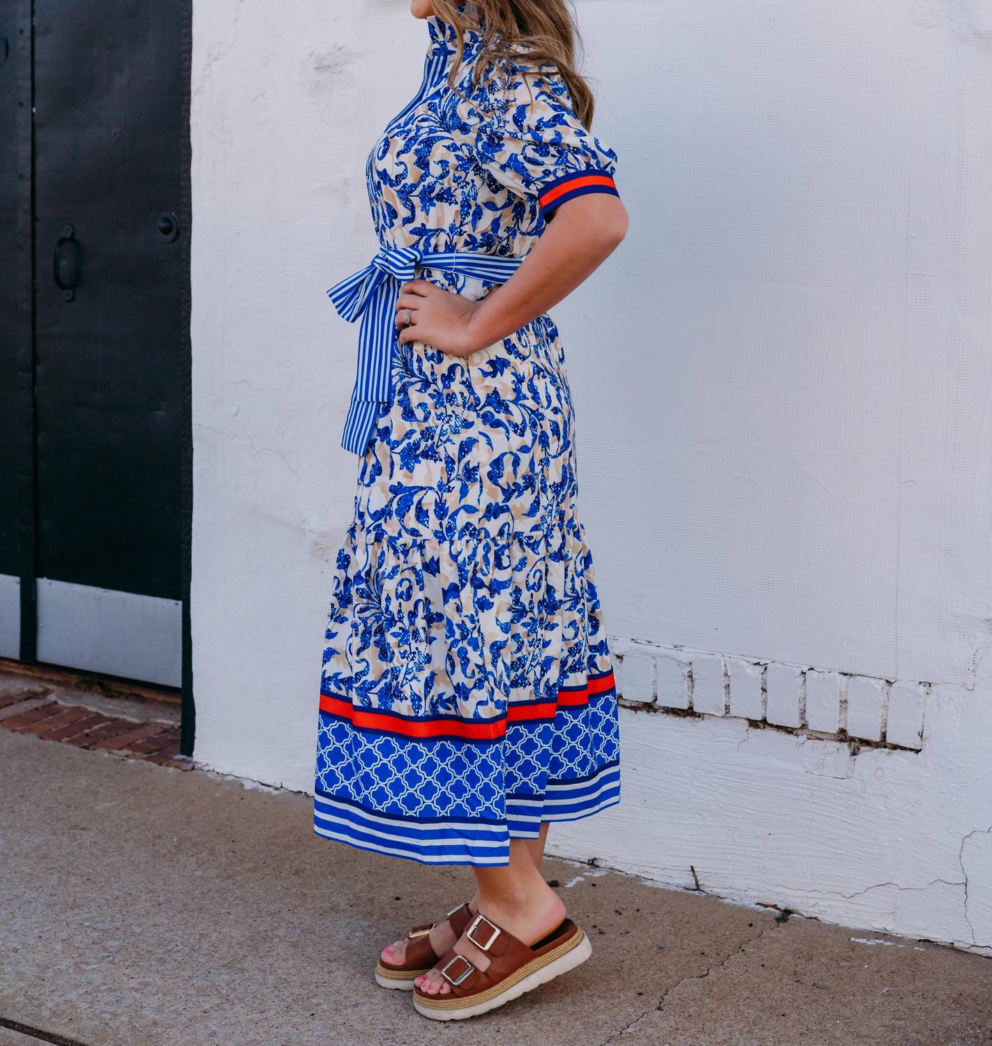 Jade - Button Front Short Sleeve Maxi Dress
