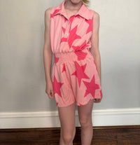 T2Love - Collared Star Romper