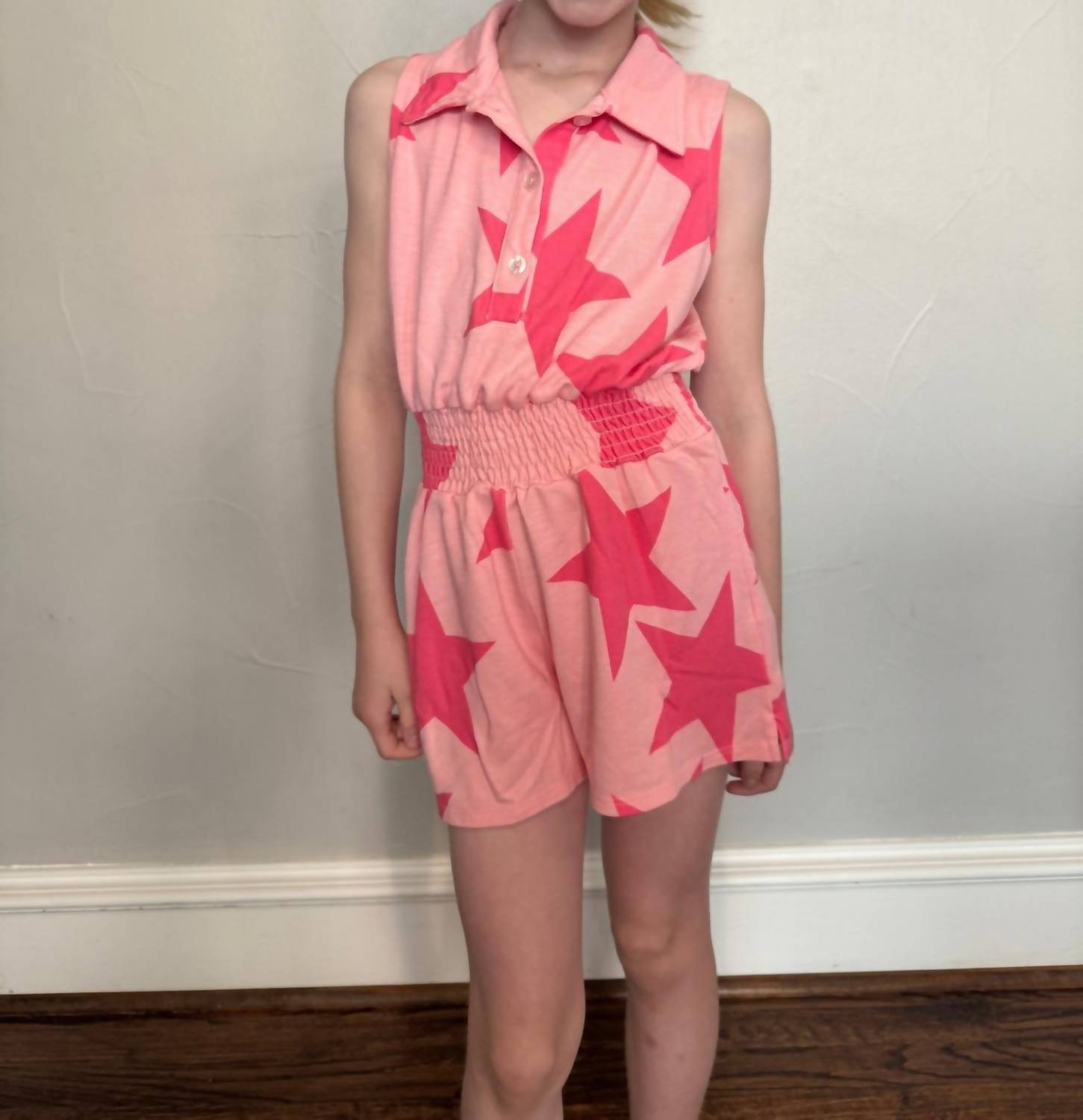 T2Love - Collared Star Romper