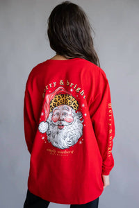 Simply Southern - Youth Leo Santa Long Sleeve T-shirt