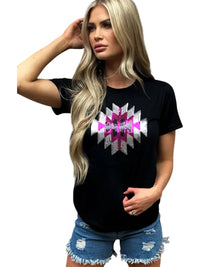Sterling Kreek - Take Me Away Sequin Tee