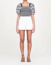 Marie Oliver Mia Short in white 1 - women's shorts