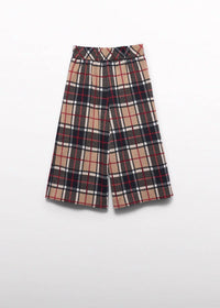Abel & Lula - Kid's Plaid Culotte Pants