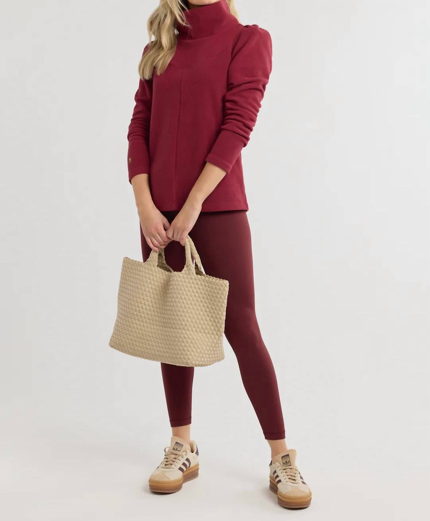 Dudley Stephens - Camilla Puff Sleeve Turtleneck Top