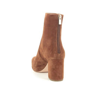 AGL Women's Betty Pure Bootie in cognac - women's shoe - detail view