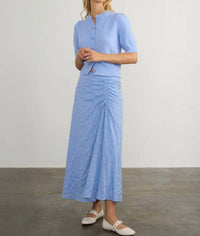 Margaret O'Leary - Clementine Check Midi Skirt