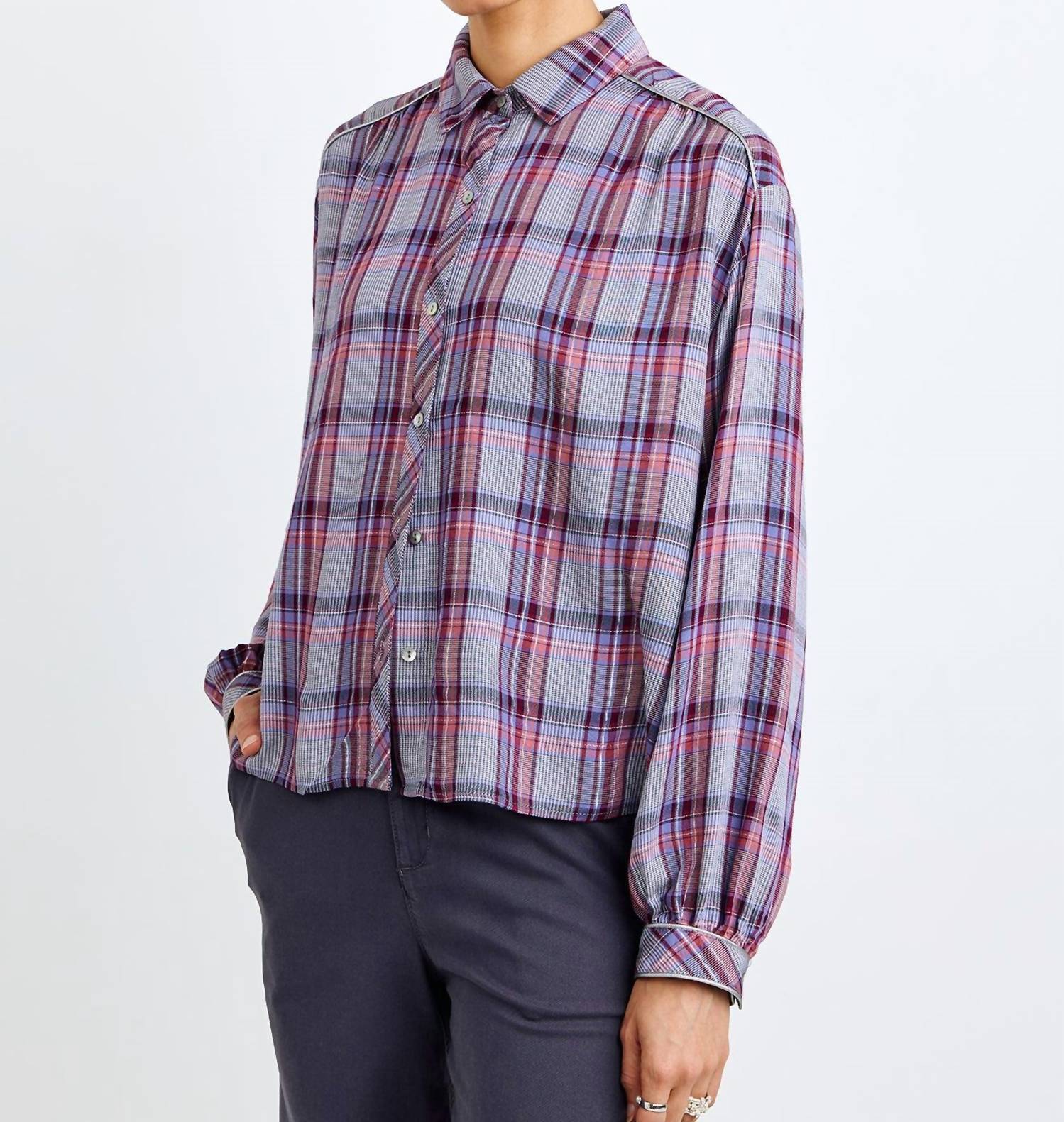 Bella Dahl - Plaid Button Down Top
