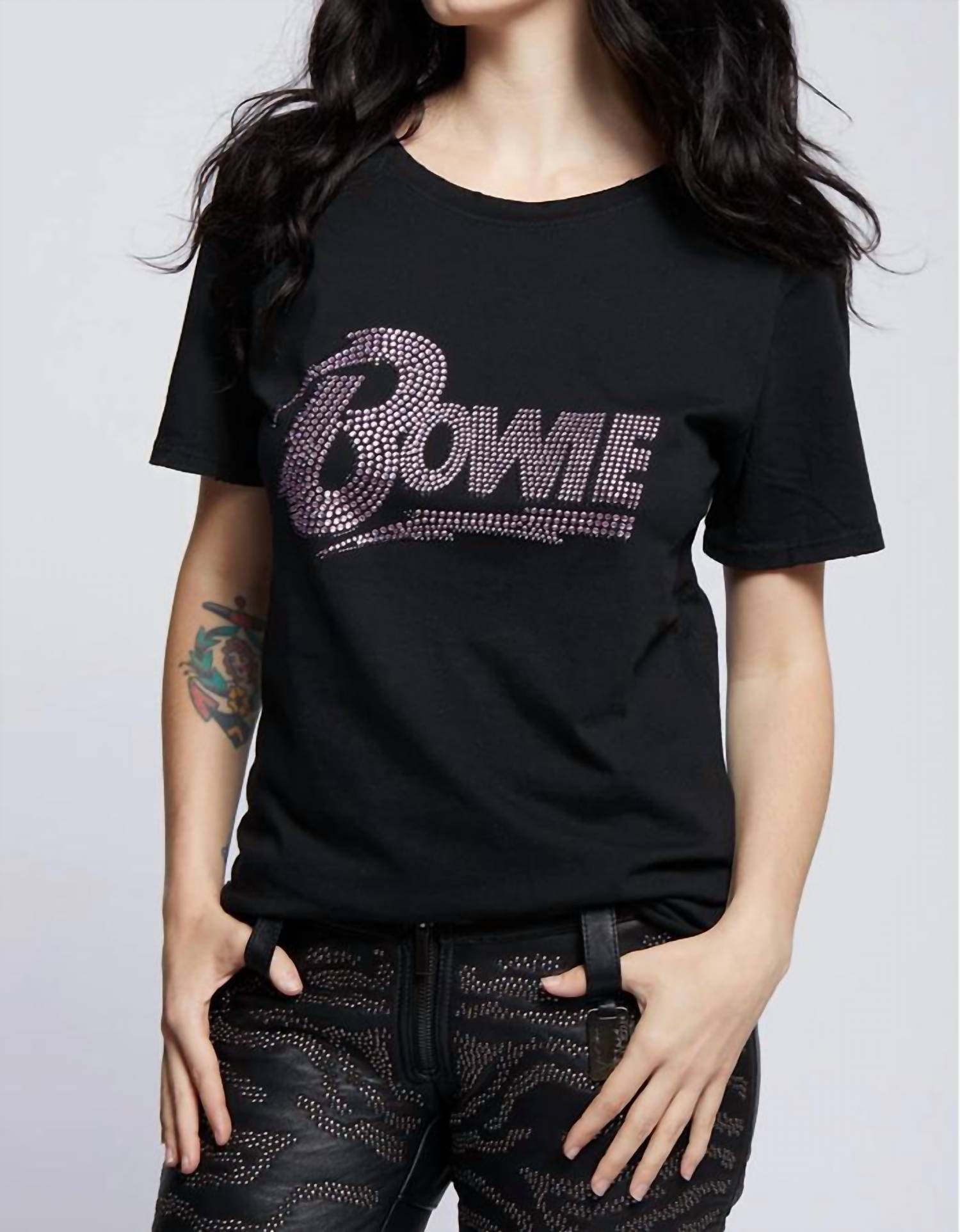 Bowie Crystal Boyfriend Tee