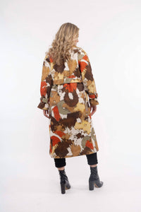 M Made In Italy - Mabella Abstract Long Coat