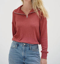 Lna - Carter Half Zip Top