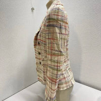Akris - Women’s Fringe Tweed Blazer Jacket