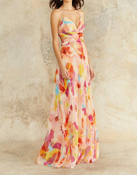 Amur - Lisle Pleated Gown