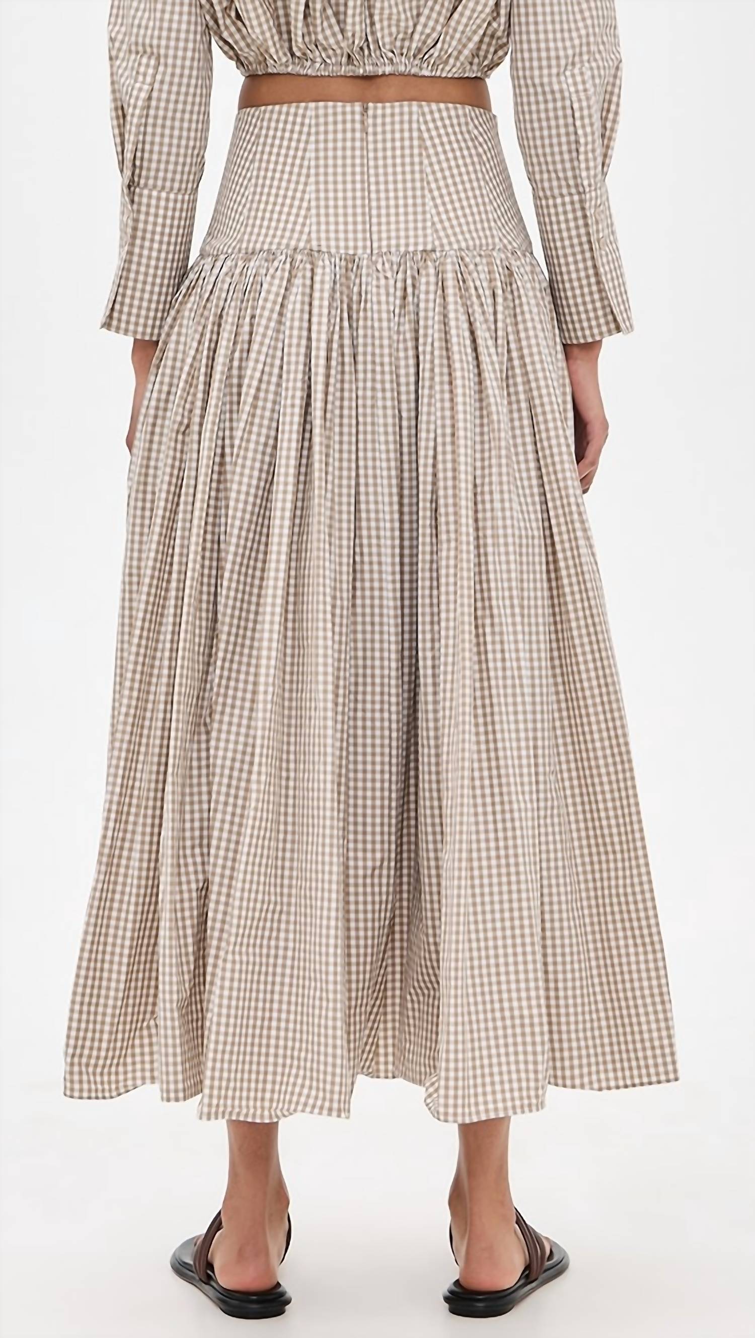 Alexis - Havara Pleated Midi Skirt