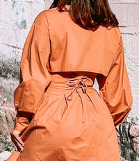 Fate - High Waist Tie Back Dress
