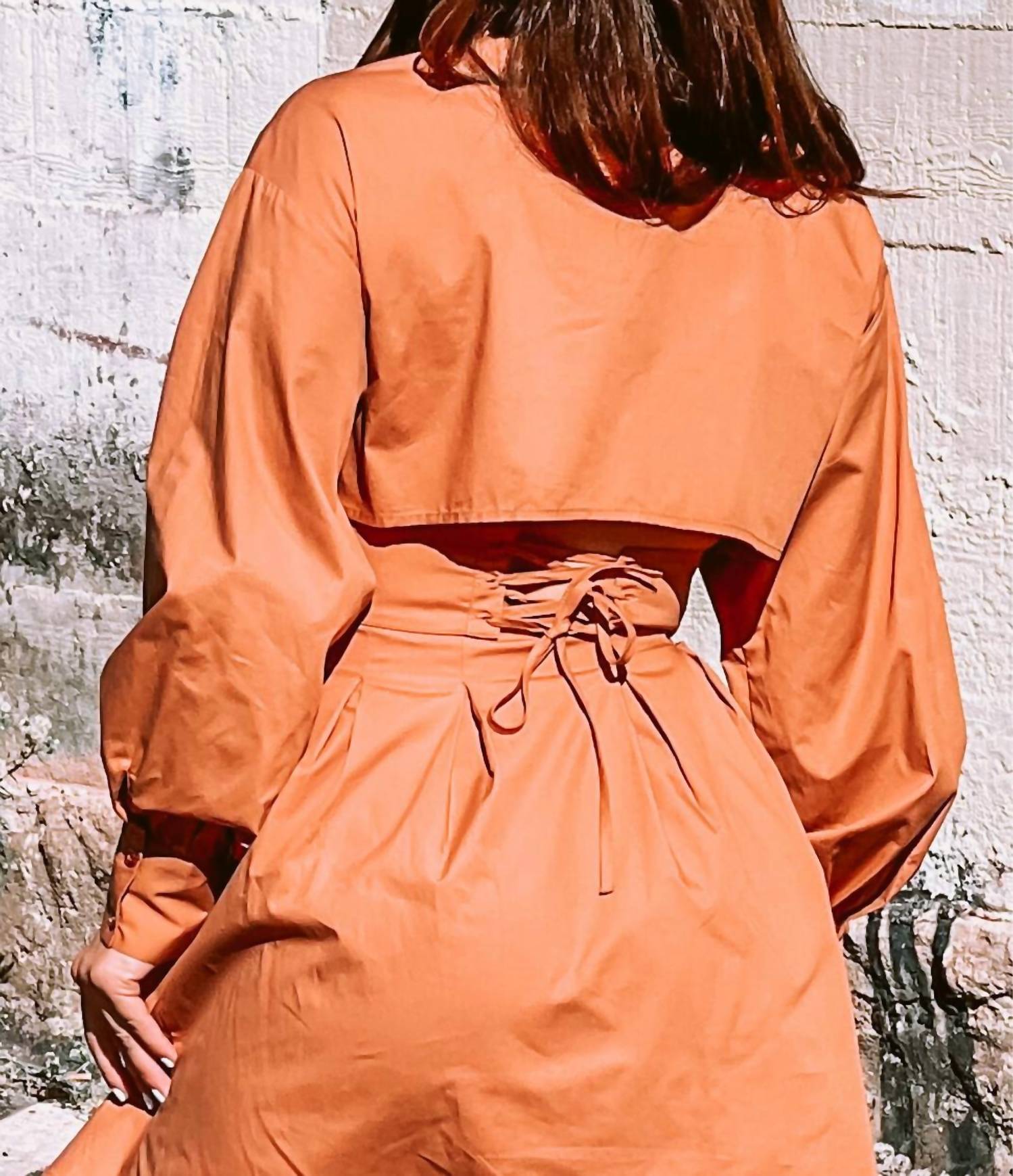 Fate - High Waist Tie Back Dress