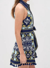 Alice + Olivia - Lucy Sleeveless Mini Shirt Dress