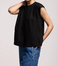 Velvet By Graham & Spencer - Bec Linen Top