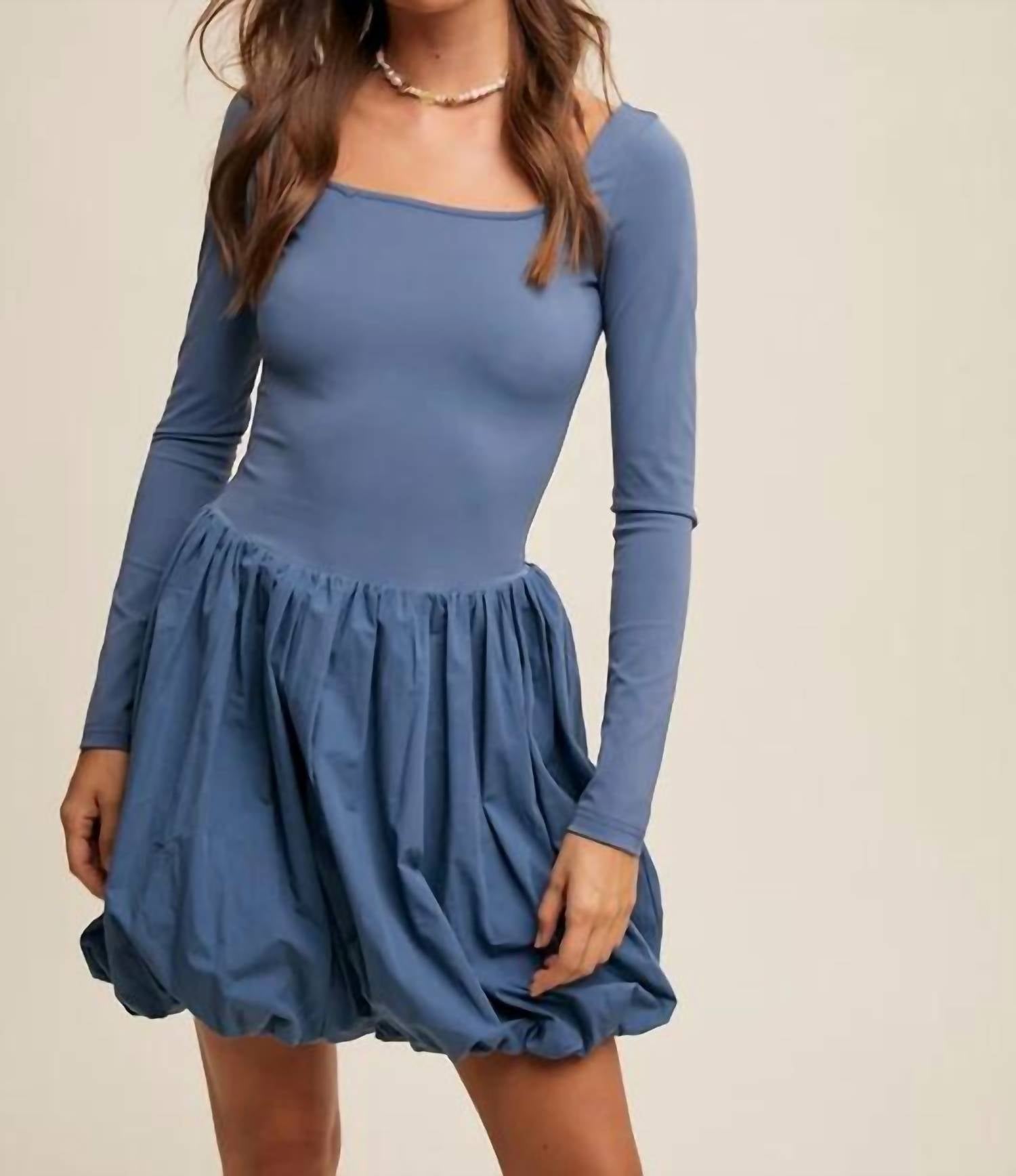 Listicle - Square Neck Dress Romper