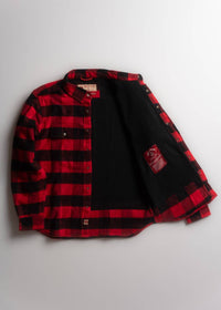 Iron & Resin Men's Buffalo Shirt in red - men's shirt - alternate view