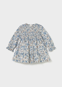 Mayoral - Girls Printed Velvet Dress