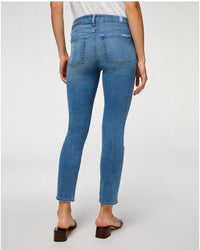 7 For All Mankind - Mid Rise Ankle Skinny Jeans