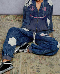 POL First Snow Hoodie in indigo - women's top - view 4