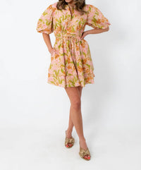 Strut & Bolt - Parisian Tulip Floral Mini Dress