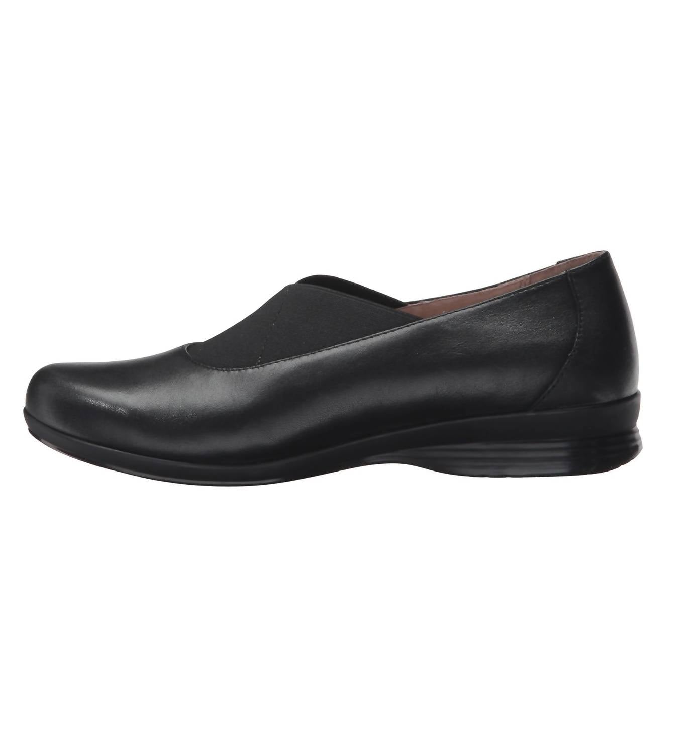 dansko Women's Ann Flat in black - women's flats - detail view