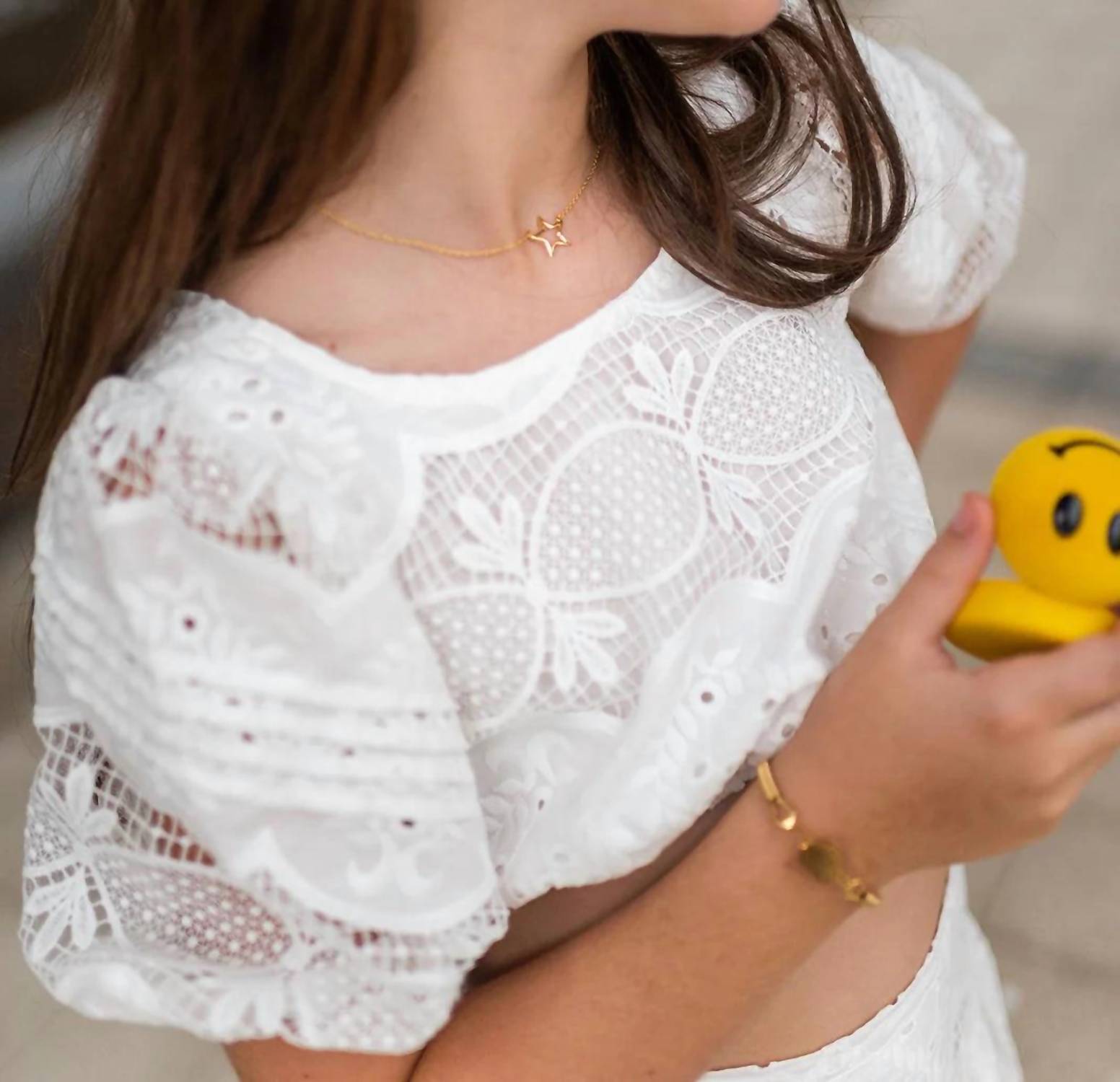 Jack And Jewelz - Girl's Open Star Pendant Necklace