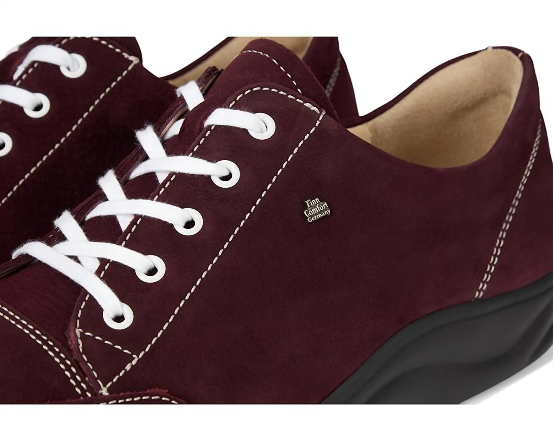 Finn Comfort - Women's Ikebukuro Lace Up Leather Sneaker