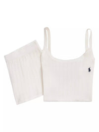 Polo Ralph Lauren - Pointelle Tank Boxer Pajamas