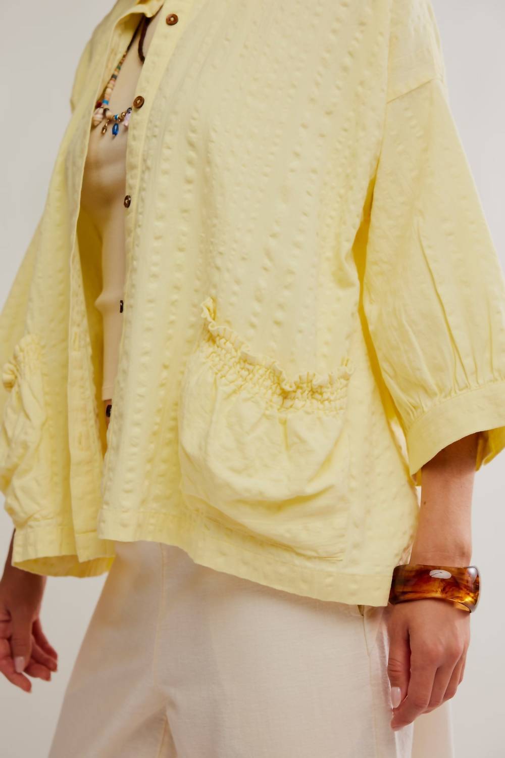 Free People - Just Like Me Seersucker Shirt